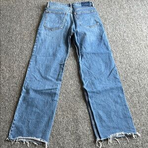 Abercrombie and Fitch Frayed Hem Jeans